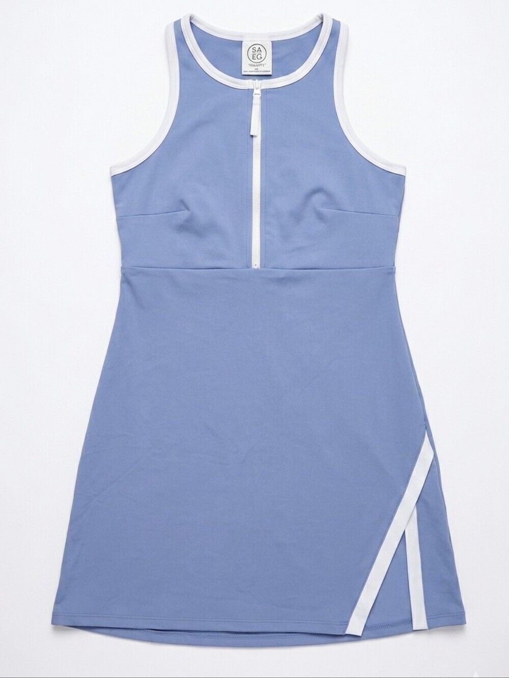 NWT Size S SAGE Collective Women's Active Dress w/ Inner Short Lavender Mauve